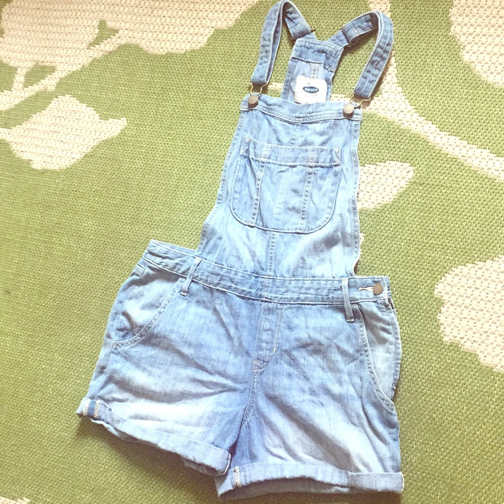 Old Navy Denim Short Overalls